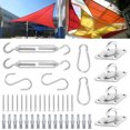 thumbnail image 2 of Muyoka MTFun M5 Juego de accesorios para toldos Heavy Duty Sun Shade Sail Kit de hardware de acero inoxidable para triángulo y cuadrado Rectángulo Sun Shade Sail Accesorios de fijación Muyoka Hogar, 2 of 7