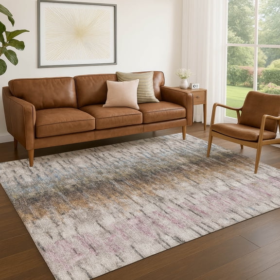 Addison Rugs Chantille Indoor/Outdoor Transitional Casual Brown Machine Washable Rectangle Rug, 10' x 14'