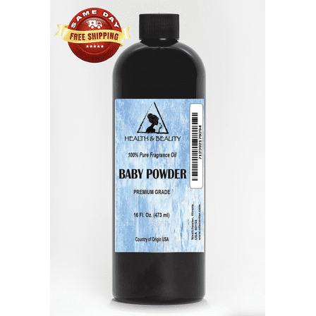 BABY POWDER FRAGRANCE OIL ORGANIC PREMIUM GRADE FRESH 100% PURE 16 OZ