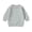 Gray, variant on MexChoioe Kids Basic Crew Neck Sweatshirt Long Sleeve Raglan Sleeve Pullover Loose Cut Fall Winter Everyday Wear for Boys and Girls