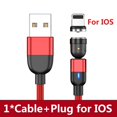 thumbnail image 1 of Cable de carga magnética AUFU, Cable USB Micro tipo C, cargador magnético, Cable trenzado de nailon, Cable de teléfono móvil para iPhone Samsung Tan Jianjun unisex, 1 of 2
