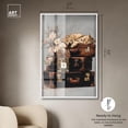 thumbnail image 4 of Little Sleeping Cat on Suitcases Shadowbox Print Glam Wall Art by Art Remedy, White Frame, 36 x 54, 4 of 5
