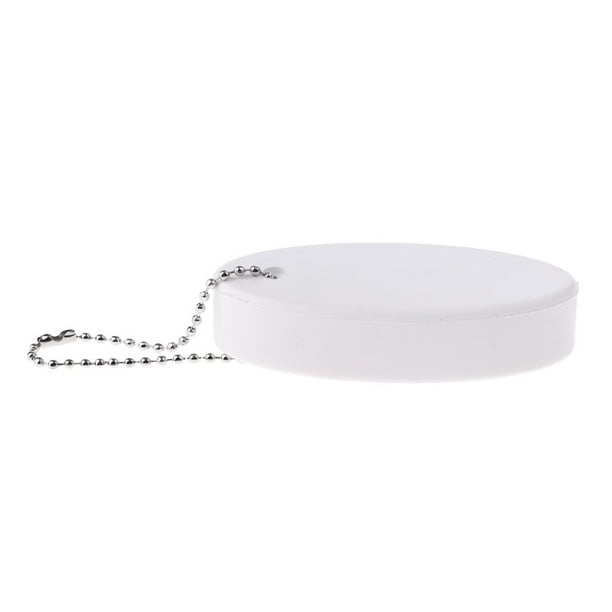 Llavero Flotante para ejercicio Acuáticos - Forma Oval - Blanco DYNWAVEMX Llavero flotante