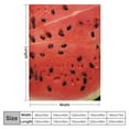 thumbnail image 4 of Nawypu Watermelon Throw Blanket Food Blanket for Girls Boys Kids Soft Cozy Funny Food Blanket for Bed Couch Sofa Chairs—All Season, 4 of 6