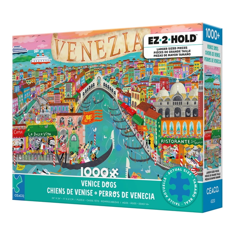 Ceaco Venice Dogs Jigsaw Puzzle - 1000 Piece - Walmart.com
