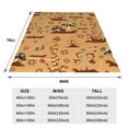 thumbnail image 3 of Sikiie Brown Mushrooms Ultra-Soft Micro flannel Blanket Luxury All Seasons Warm Blanket for Bedding Sofa and Travel (4 sizes)-40"x30", 3 of 7