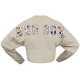 thumbnail image 3 of Women's Fanatics  Cream Boston Red Sox Floral Preppy Cropped Long Sleeve T-Shirt, 3 of 3