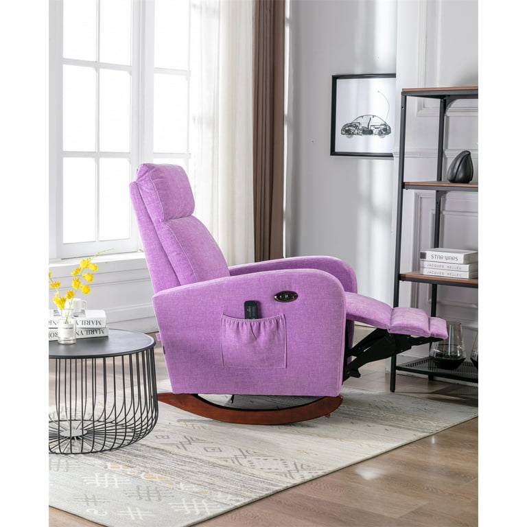 Accent Massage Rocking Chair Rocker Recliner Chair Modern High