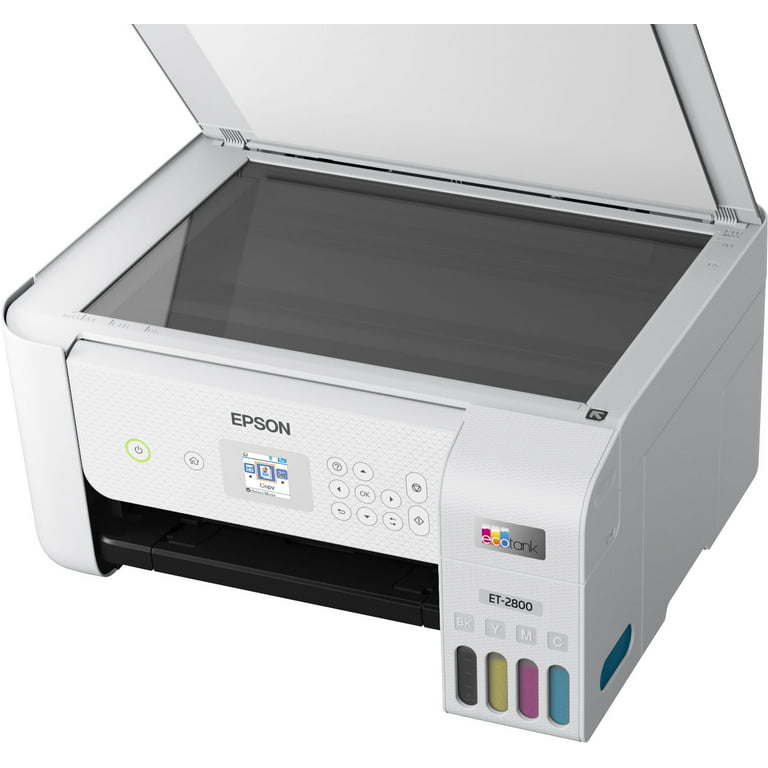 Epson EcoTank ET-2800 Wireless Color All-in-One Cartridge-Free Supertank  Printer with Scan and Copy White - Micro Center