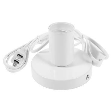 Dytern DIY Desk Lamp Base Replacement Table Base Round Wooden Table