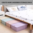thumbnail image 4 of Set Of 4 Bed Risers Furniture Risers Add 2 Inch Height, Solid Steel Supports 10000 Pounds, 4 of 5