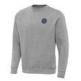 thumbnail image 2 of Men's Antigua Heather Gray New York City FC Victory Pullover Sweatshirt, 2 of 3