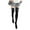 Black, variant on HNMKIU Knit Thigh High Over Knee Warm Stockings for Women and Girls Long Keep Ladies Socks Grey,One Size