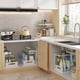 thumbnail image 4 of Under Sink Organizer, Pull Out Cabinet Organizer 2 Tier Slide Out Sink Shelf Cabinet Storage Shelves,White, 1 Pack, 4 of 4