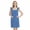 Haze Blue, variant on Ruffled Straps Towel Wrap - Absorbent & Quick Dry Towel Robe for Women(Light Pink,S/M)