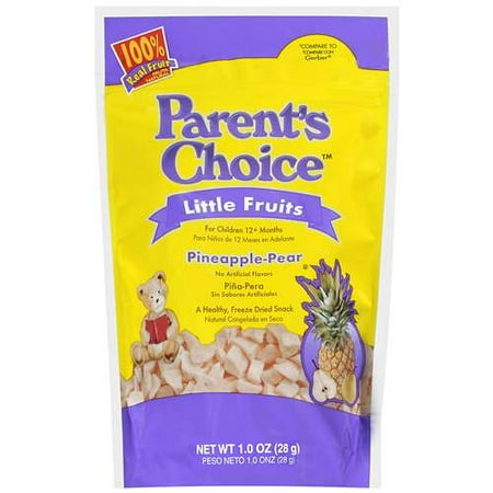 Parent's Choice: Pineapple-Pear Little Fruits, 1 oz