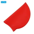 thumbnail image 3 of Unique Bargains Bonnets de Bain en Silicone Unisexes Antidérapants Bonnets de Piscine Imperméables Élastiques Rouges 2 Pack, 3 of 5