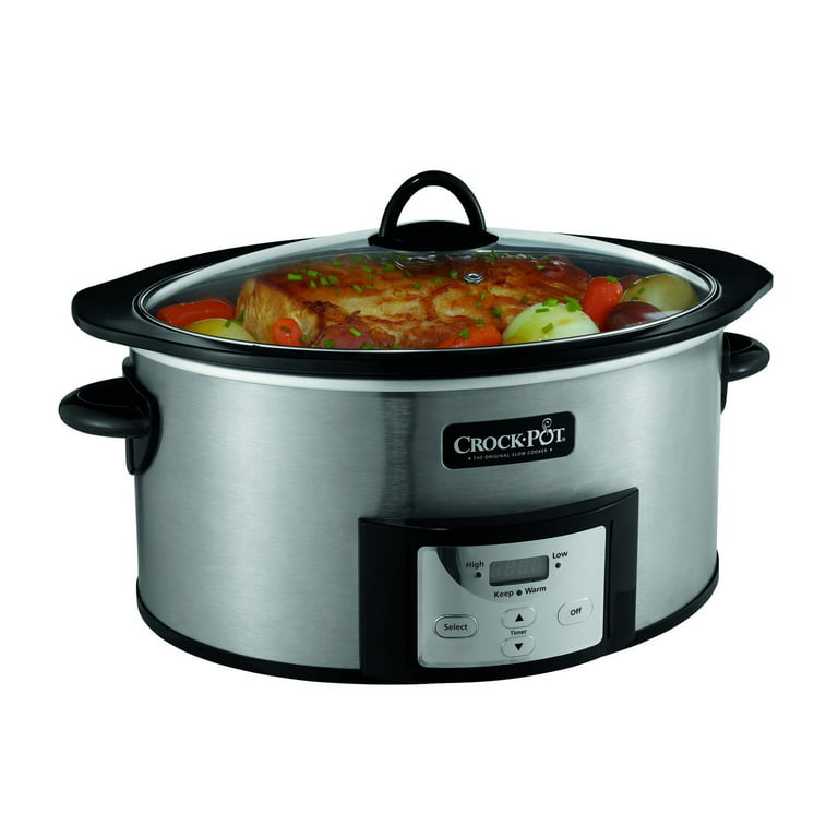 Oval Crock Pot 6 Quart Stainless Steel – Breed and Co.