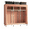 Pink, variant on 51.18 Inch Portable Fabric Wardrobe Closet Organizer, 6 Independent Storage Spaces, Space-Saving Free Standing Garment Rack, Sturdy Minimalist Dustproof Clothes Storage Cabinet for Bedroom Dorm