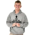 thumbnail image 3 of Fathers Day Looks Like Awesome Dad Men's Big & Tall Graphic Hoodie Brisco Brands 5X, 3 of 4