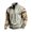 AB544 Light Gray, variant on Bainana Half Zip Collared Sweatshirts For Men Long Sleeve Fashion Sweatshirt Graphic Print Pullover Tops Streetwear Fall Outfit Size L