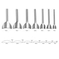 thumbnail image 4 of Arc-Shaped Leather Cutter Punch 15-45mm Strap End Punch Tool Set 7 Pack, 4 of 5