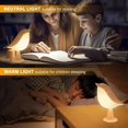 thumbnail image 3 of Touch Bedside Lamp, Rechargeable Table Lamp with 3 Dimming Modes, 3000K-6000K, 1800mAh, Wireless, Home Decor, Perfect Bedroom Office Gift, 3 of 5