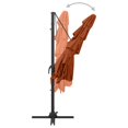thumbnail image 5 of vidaXL 4-Tier Parasol with Aluminium Pole Terracotta 250x250 cm, 5 of 5