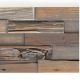 thumbnail image 4 of Stone Ten Teak 3D Wall Panels - Teak Wood Planks - Boho Backsplash Shiplap Boards (48, Tinted), 4 of 5