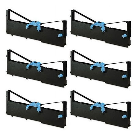 SuppliesMAX Compatible Replacement for NCR 123479 Black P.O.S. Printer Ribbons (6/PK) - Replacement to IBM 1040888