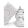 thumbnail image 4 of HOTWINTER Baby Girls Boys Shoes Soft Sole High Top Sneaker Anti-Slip Sole Newborn Infant First Walkers, 4 of 7