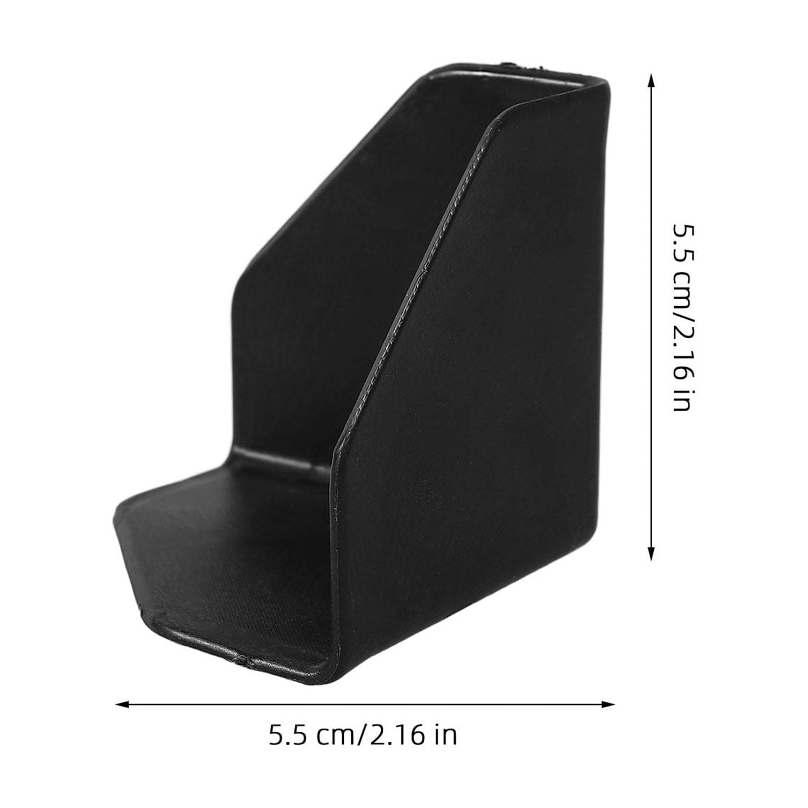 QIFULL 50Pcs Small Plastic Corner Guards for Table and Furniture Packing in Black