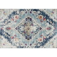 thumbnail image 2 of 3â€™ x 5â€™ Blue Distressed Medallion Area Rug, 2 of 5
