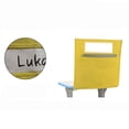 thumbnail image 5 of Chair Pockets for Classroom,16.54x18.9 Inch Chair Hanging Bag with 3 Chair Storage Slot and Clear Name Tag,Desk Sundry Storage and Sorting,Yellow, 5 of 5