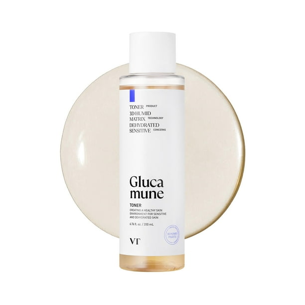 Tónico facial VT COSMETICS Glucamune con seta de nieve 200 ml