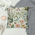 thumbnail image 2 of GOSMITH  Spring Pillow Covers Wild Flowers Botanical Plants Butterfly Decor for White Throw Pillows Covers Outdoor Farmhouse Pillow Covers Decor Couch Living Room, 2 of 5