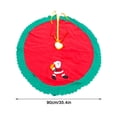 thumbnail image 2 of Blacks&Fridays Cybers&Mondays Latrodar Christmas Decoration 90cm Christmas Tree Skirt Novelty ed Santa Claus Apron A Home Decor, 2 of 2