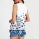 thumbnail image 2 of TaTaai Random Print Summer Women Tank Top Regular Fit Sleeveless Crew Neck Pullover Breathable Non See-through Machine Washable Casual Fashion Daily Top Gift, 2 of 5
