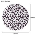 thumbnail image 2 of 60 Inch Round Lace Tablecloth Water Resistant Washable, Leopard Animal Print, 2 of 5