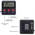 thumbnail image 3 of Reptiles Digital Thermometer Hygrometer LCD Temperature and Humidity Gauge, 3 of 5