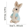 thumbnail image 2 of Tanding Rabbit Figurines Home Decoration Easter Decorations Table Ornaments Resin Spring Bunny Tabletop For Home Farmhouse Garden Outdoor Statues Lady Statue Outdoor Garden Statues And Figurines, 2 of 3