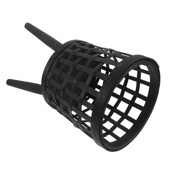 TABLZONE Black Wooden Flower Display Stand Handcrafted Wicker Plant Holder Rack for Indoor Outdoor Decor