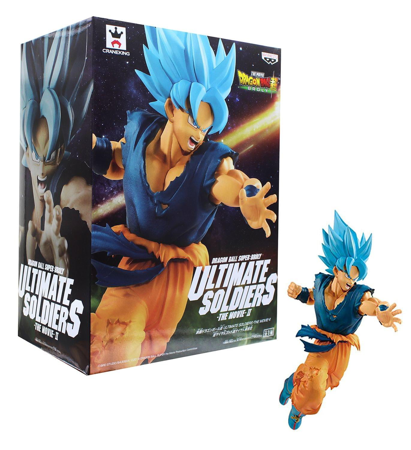 Movie Dragon Ball Super ULTIMATE SOLDIERS THE MOVIE II Figure Doll Son Goku GOD 