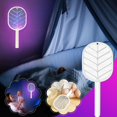 thumbnail image 3 of Rechargeable Racket Zapper Mosquito Bug Fly Swatter Mosquito Wlectric Lamp Mosquito Racket Suitable For Hotel And Family, 3 of 5