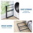 thumbnail image 5 of KK KINGRACK Expandable Clothes Drying Rack, Foldable & Collapsible Steel Laundry Drying Racks, Graphite, 5 of 7
