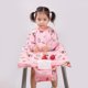 thumbnail image 3 of 1 Rose Bavoir Bebe & Bavoir De Sevrage Avec Bavoir Manches, Se Fixe Votre Chaise Haute, Bavoirs Pour Bb Avec Manches Impermables, Confortables Et, 3 of 5