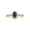 Amethyst, variant on Rings for Women 14K Gold Plated Silver Halo of  Diamond Birthstone Ring 6X4MM Gemstone February Amethyst Jewelry Size 7