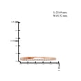 thumbnail image 4 of JewelersClub 1/2 Carat T.W. White Diamond Rose Gold Over Silver Eternity Band, 4 of 4