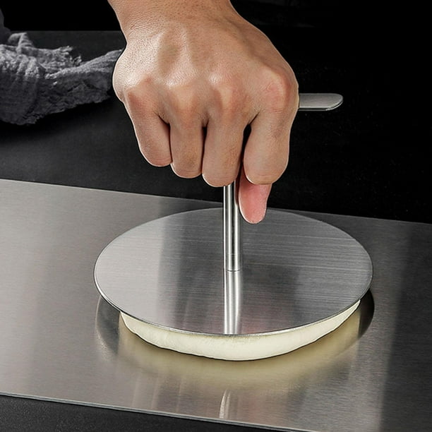 Tortilla Press Grill Press, Gadget de cocina, con asa, multiusos para hamburguesas, Tortilla Maker para bistec, , Pastelería, Hornear perfecl prensa para hacer tortillas