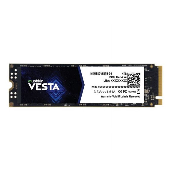 Mushkin VESTA - SSD - 4 TB - internal - M.2 2280 - PCIe 4.0 x4 (NVMe)
